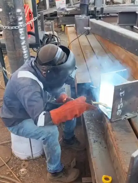 steel welding work